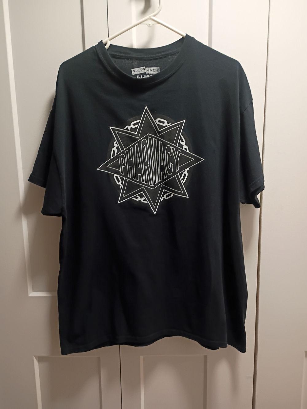 Pharmacy Brand Black Short-Sleeve Graphic Tee